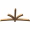 Ekena Millwork Davenport Timber Gable Bracket, Western Red Cedar, 72"W x 39"H x 3 1/2"D x 3 1/2"F, 13/12 Pitch GBW072X39X0404DAV00SWR - alternate 5